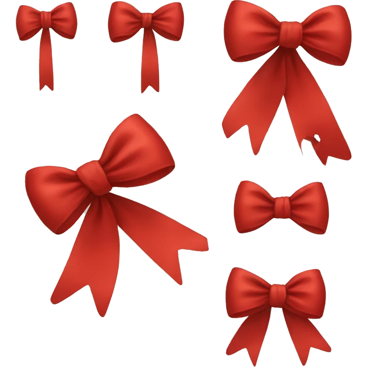 Red bow emoji