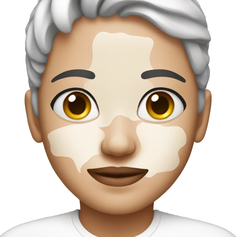 Person with skincare emoji