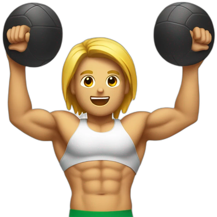 sports abs macro emoji