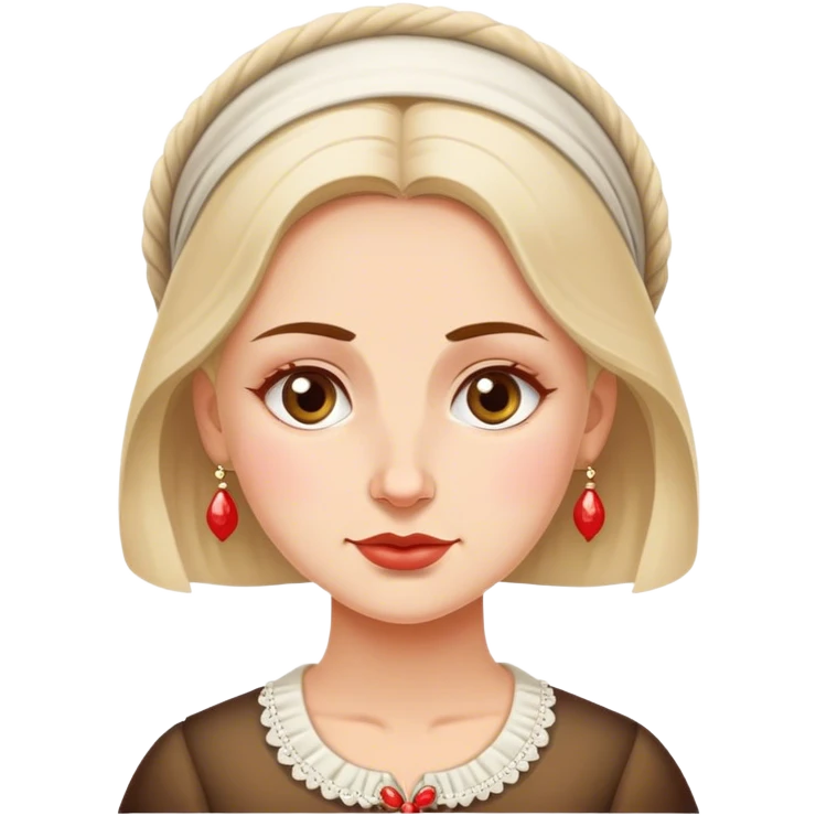 traditional polish european woman simple-traditional  emoji