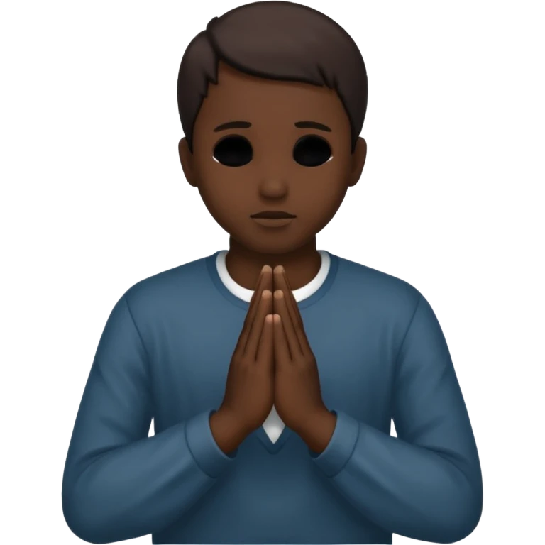 Create an emoji that reflects islamic prayer (silhouette) emoji