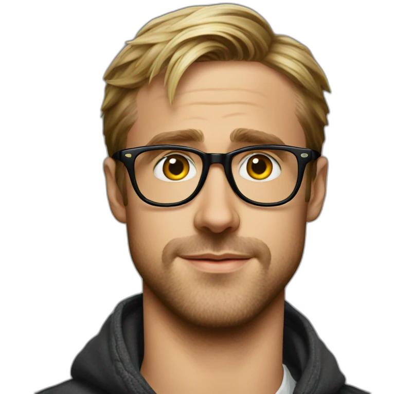 ryan gosling in glasses emoji