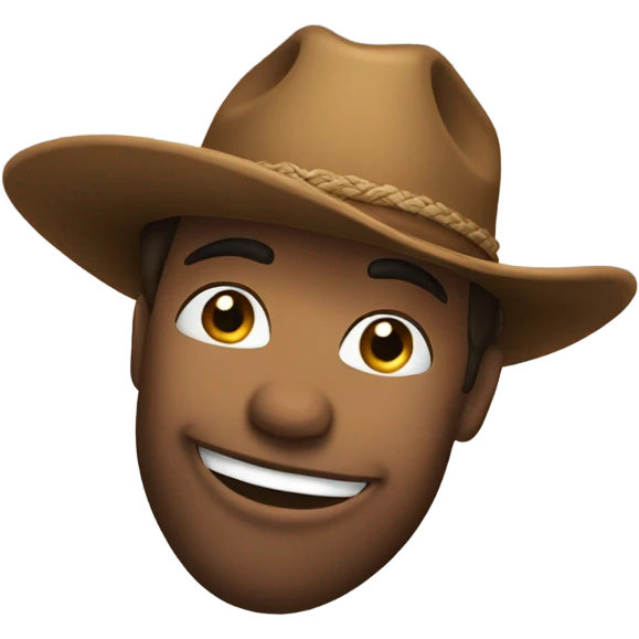 Kissy face with cowboy hat emoji