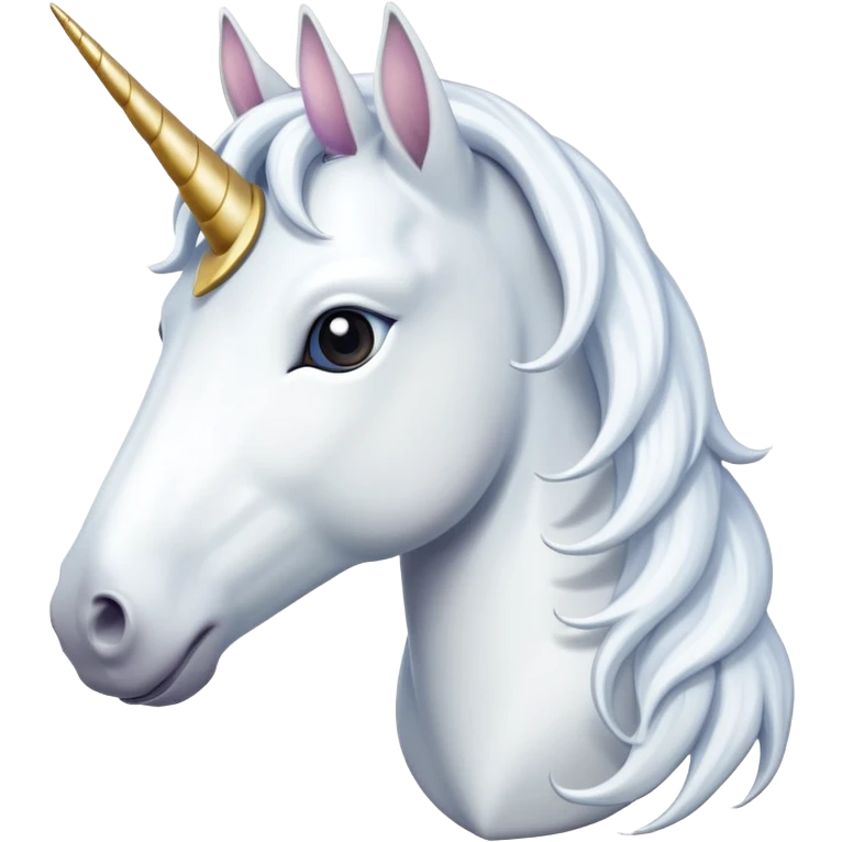 white unicorn emoji