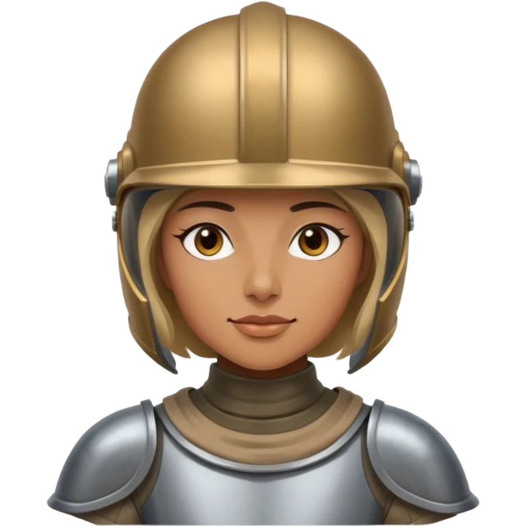 A woman looks like din quijote emoji