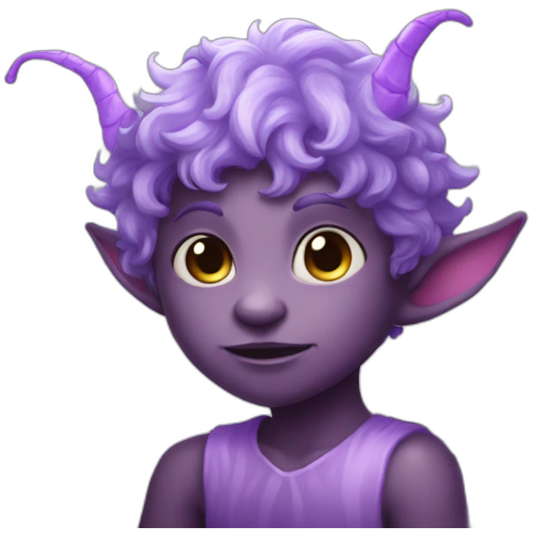 lavender fairy demon boy  emoji
