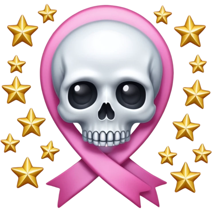 Make this 💀 with a 🎀 and some ✨ emoji