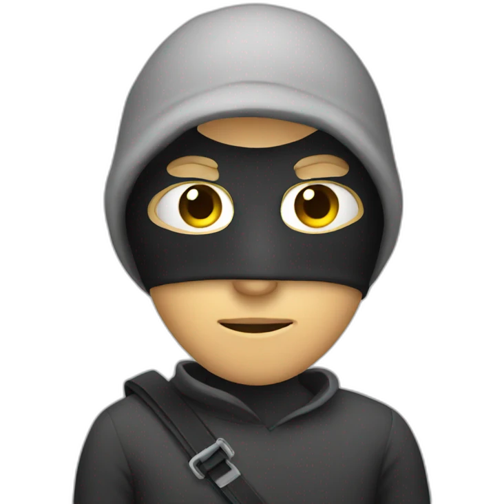 thief with a mask emoji