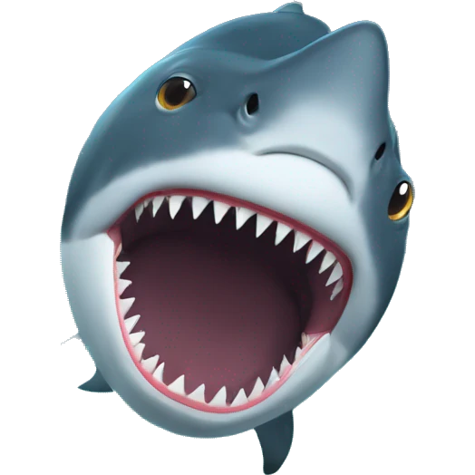 Requin avec t-shirt  emoji