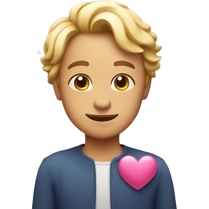 Pink heart with stars emoji