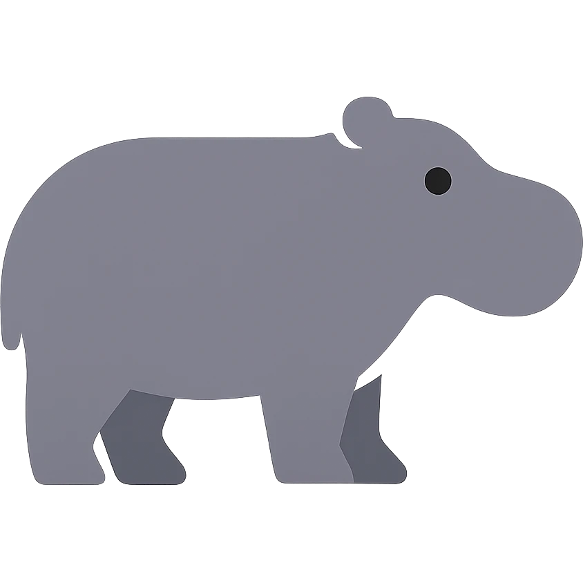 Hippopotamus emoji