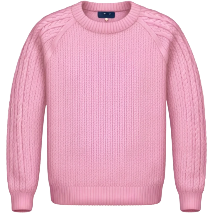 light pink sweater emoji