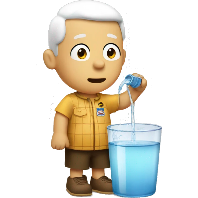 Peanuts with water emoji