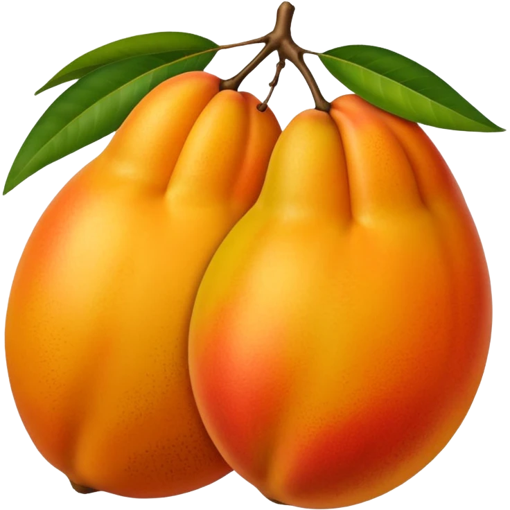 make a 67 with mango emoji