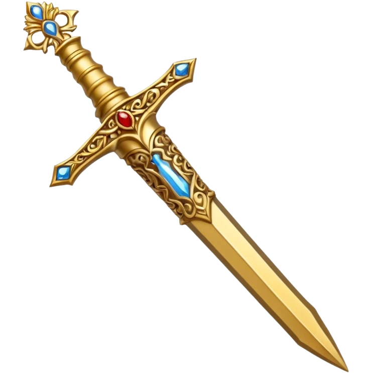 Holy gold dagger of Jesus Christ emoji