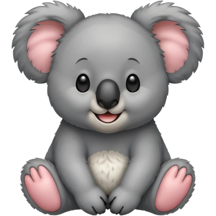 Smiling koala bear emoji