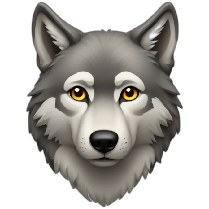 Wolf big emoji