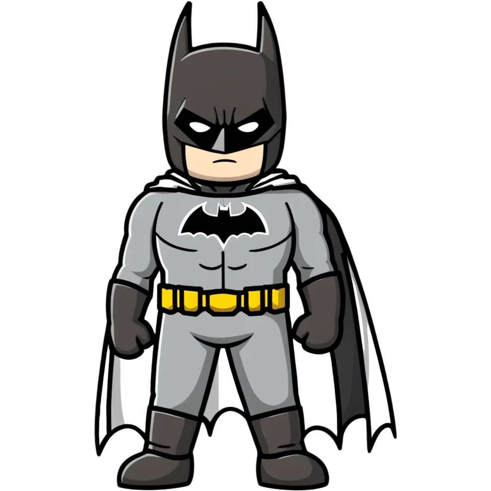 Full body Rick Owen Batman emoji