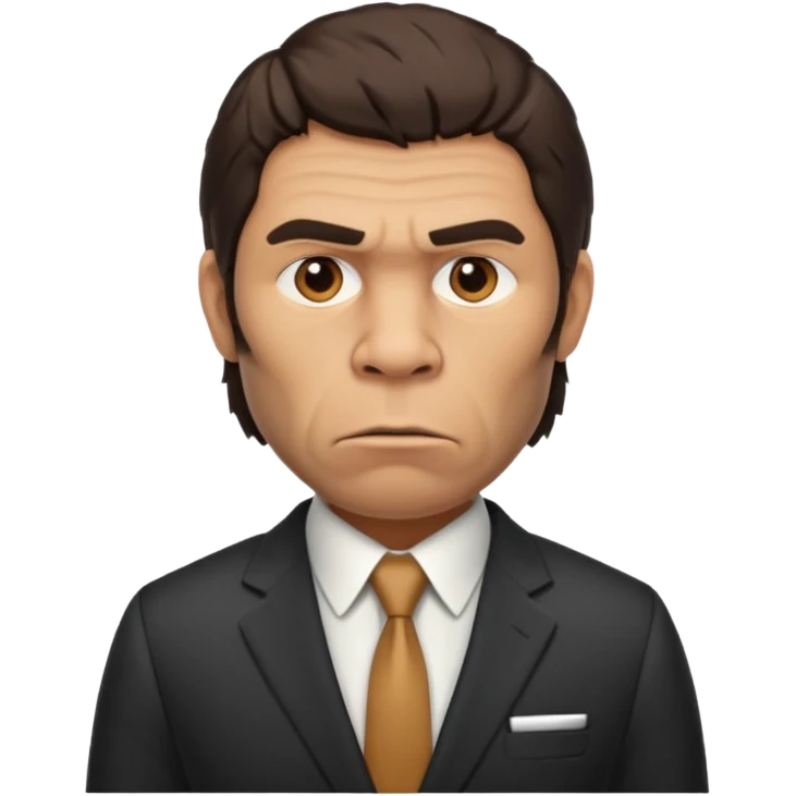Neanderthal in suit emoji