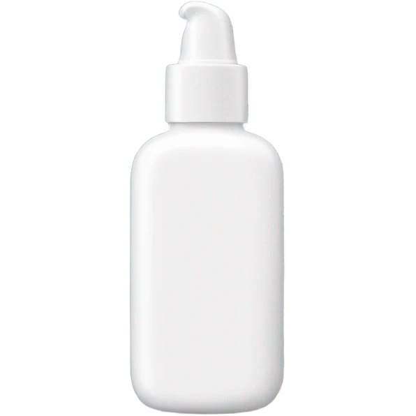 white skincare bottle  emoji