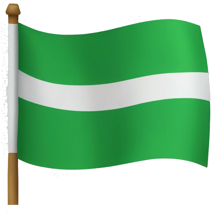 green flag emoji