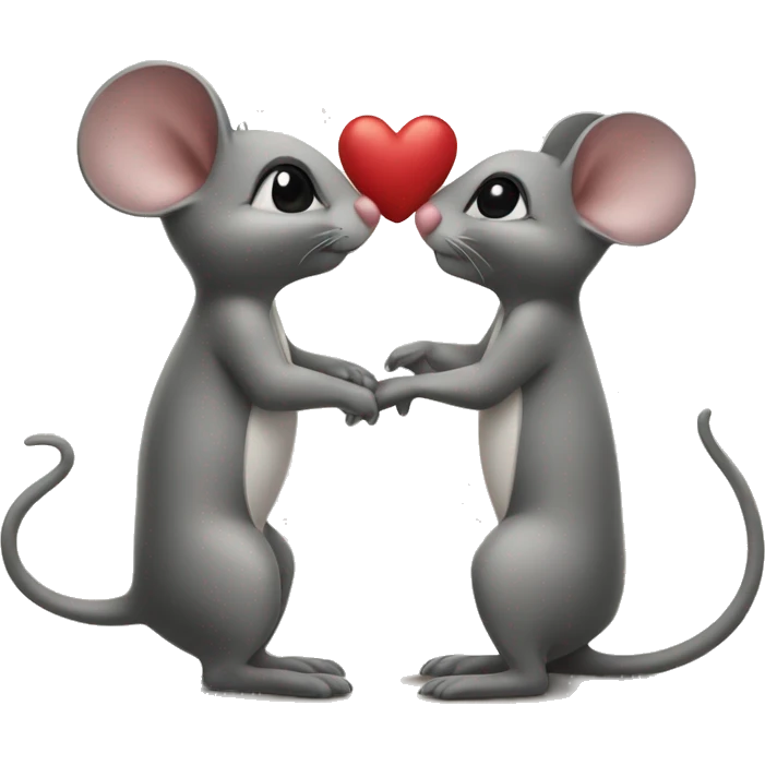 two mouses kissing at the effiel tower emoji