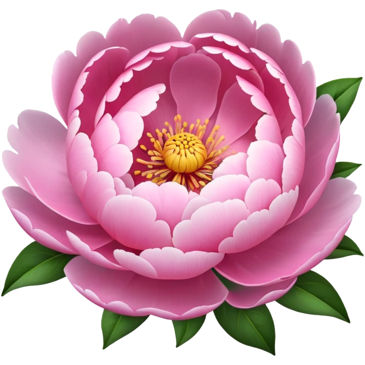 Peonies flower emoji