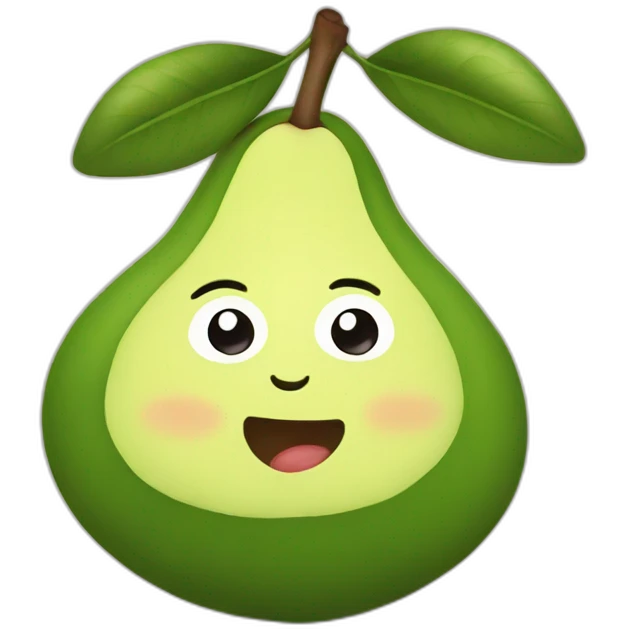 cute avocado emoji