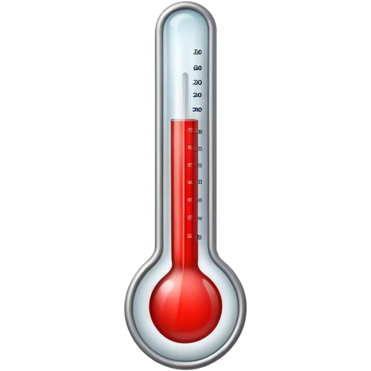 thermometer  with blood emoji