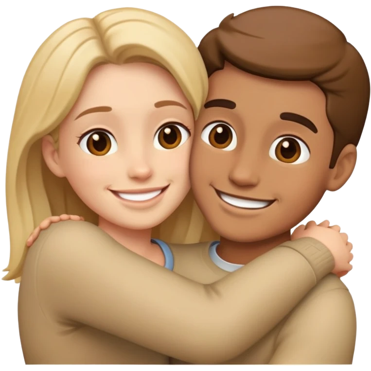 2 people hugging emoji