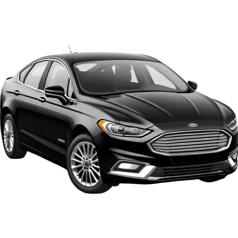 Ford Fusion - Ford (Model Year: 2018) (Iconic colour: Black) emoji