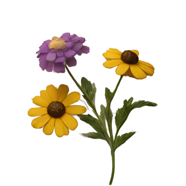 book with some pressed flowers on the pages realistic flowers pressing emoji