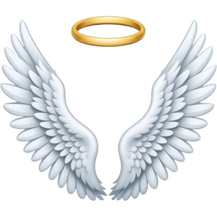 Angel wing, cozy emoji
