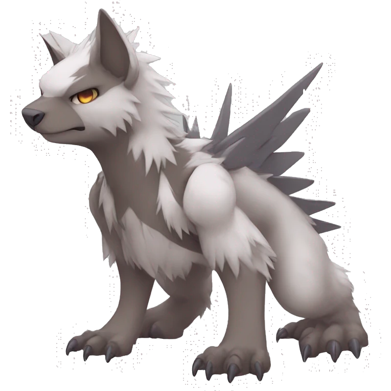 cute cool edgy Digimon-Fakemon-animal full body emoji