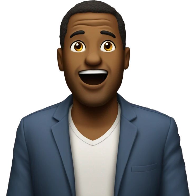 Comedian on stage, stand up comedy emoji