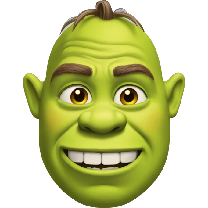 shrek as an emoji emoji