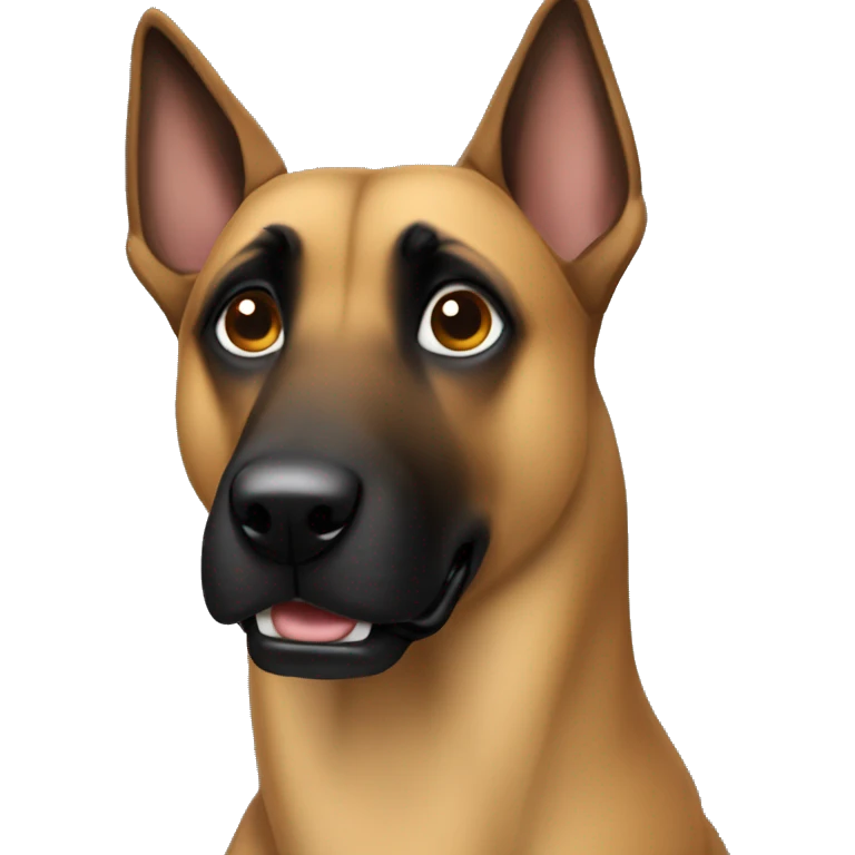 malinois write boo emoji