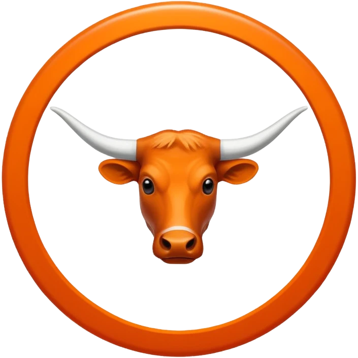 Longhorns Texas logo emoji