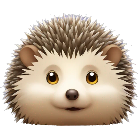 hedgehog thinking emoji