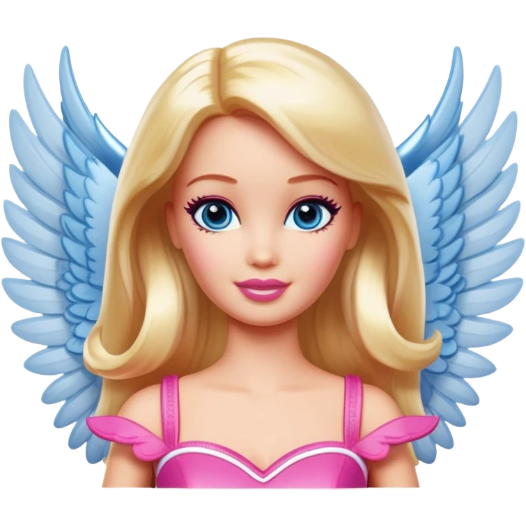 Barbie with wings  emoji