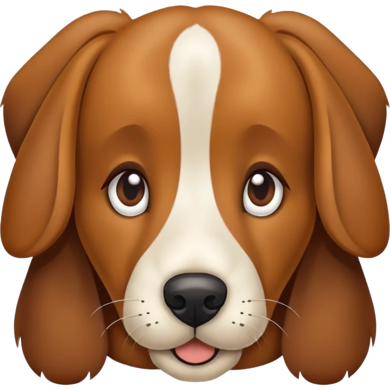Dog with big nose emoji