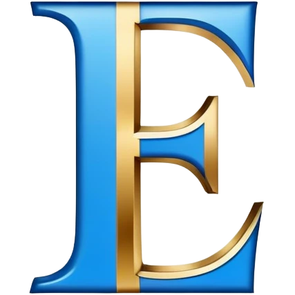 Bold Black-Blue-White-Gold Font Letter “F” emoji