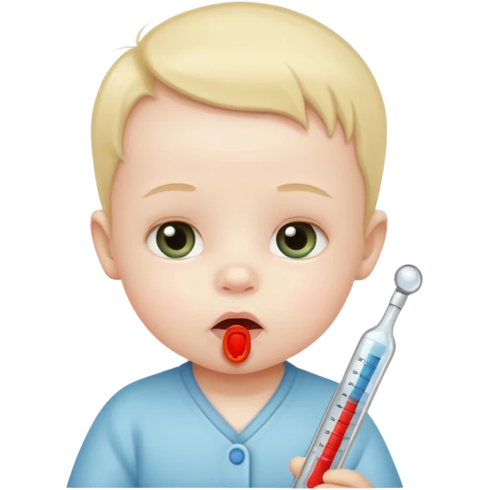 termometro em bebe emoji
