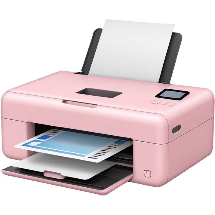 Light Pale Pink scan Pringer emoji