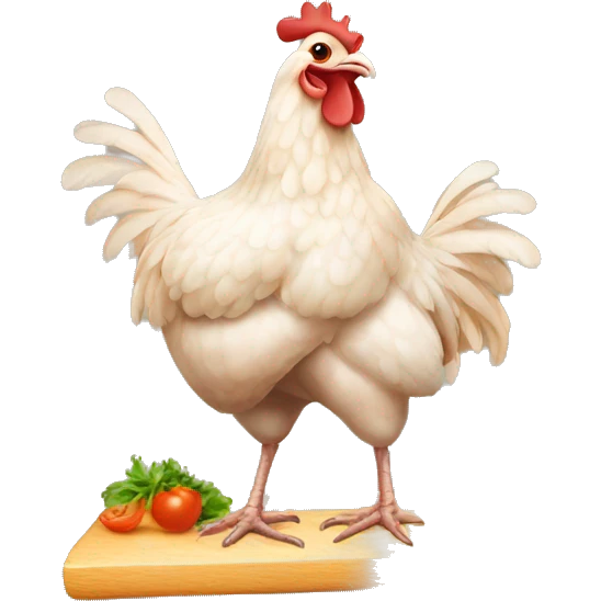 raw chicken emoji