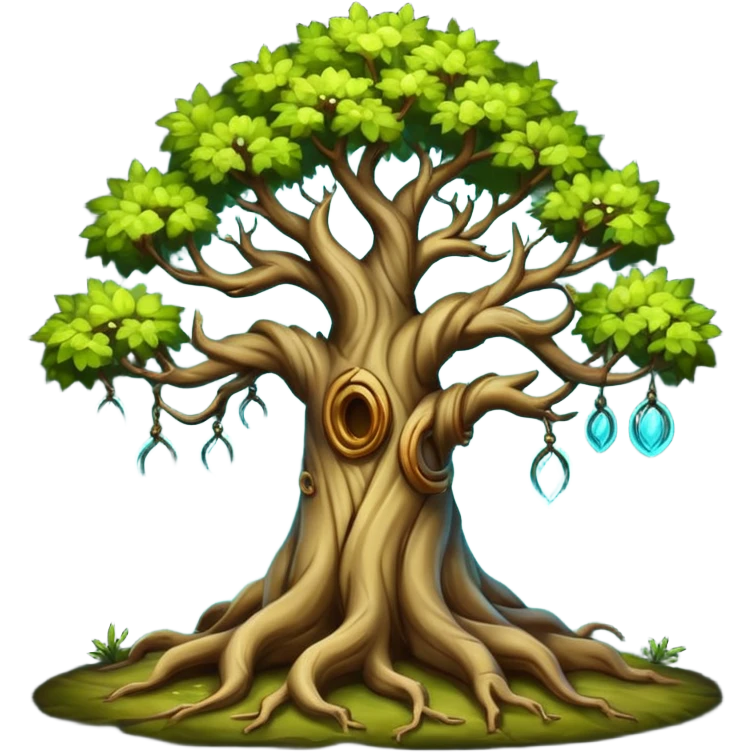 Mystical tree emoji
