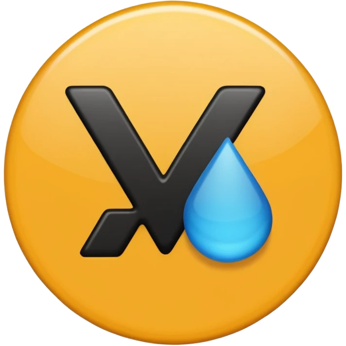 Emoji sem ser de rosto apenas um circulo azul tipo esse 🔵 e no meio um sinal de certo da cor preta assim ✔️ emoji