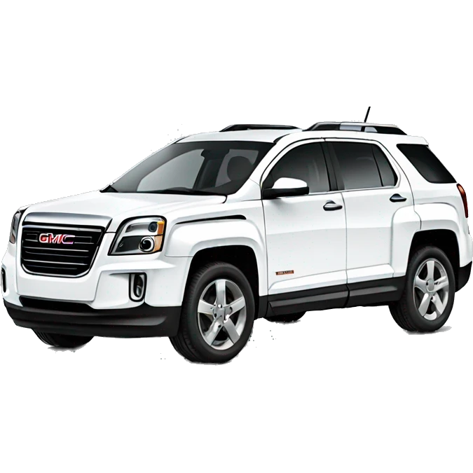 GMC terrain white suv emoji