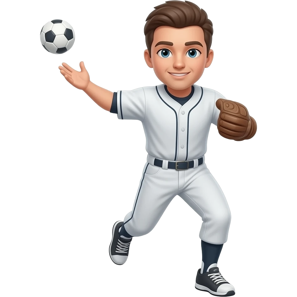 Throwing a ball. emoji