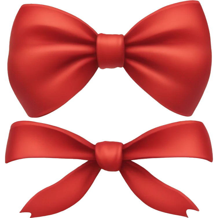Red bow  emoji